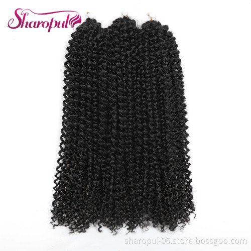 Crochet Braids with Synthetic Hair Wholesale Price Marly bob 8 and 12inch Freetress Braid Kinky Curly Twist Hair Extensions 3pcs